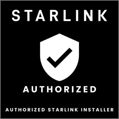 Official Starlink authorized installer badge